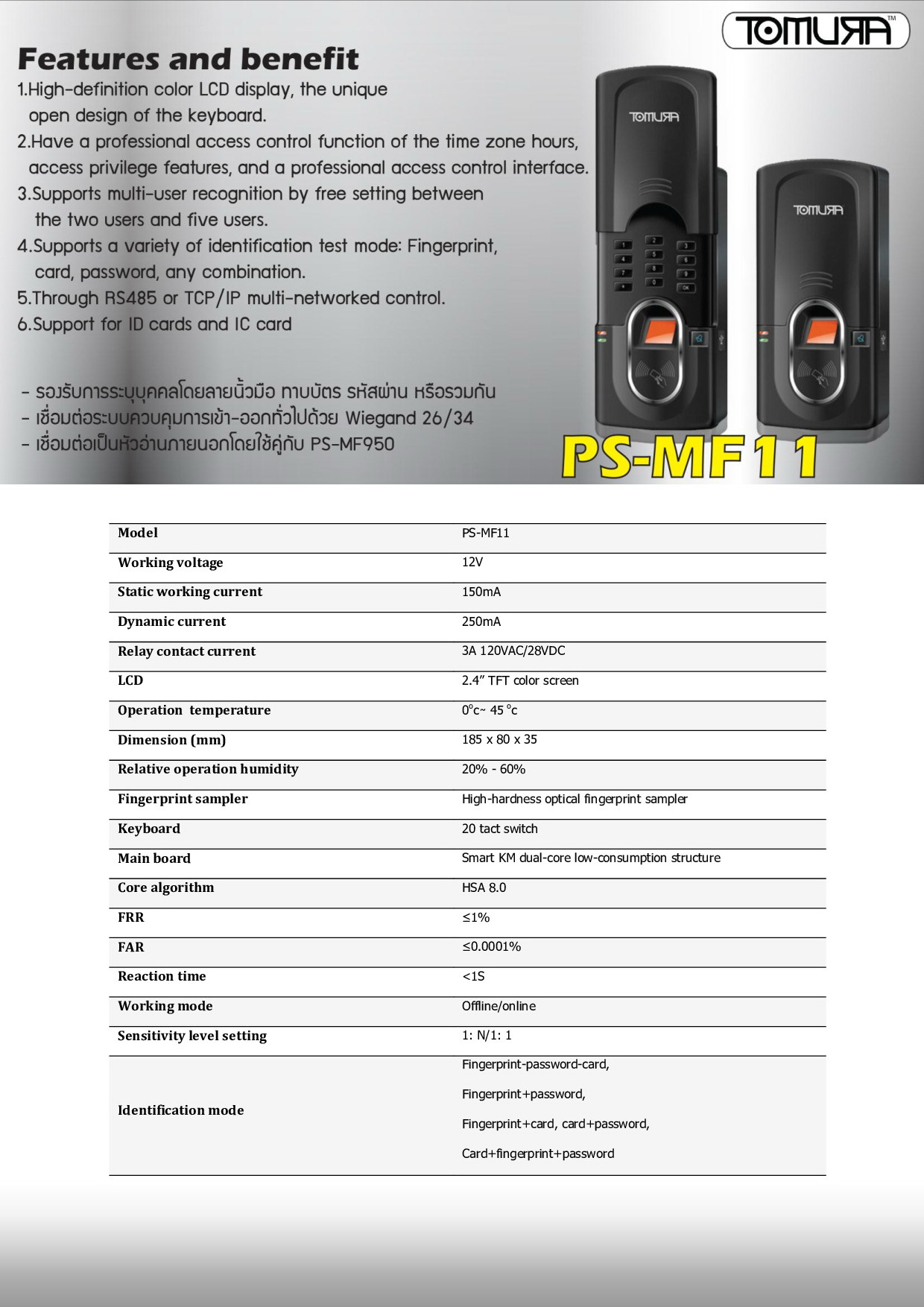 PS-MF11 TOMURA